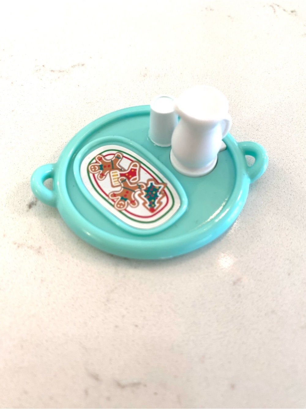 Peppa Pig Christmas Holiday Tray Accessory Gingerbread Cookies Milk Replacement